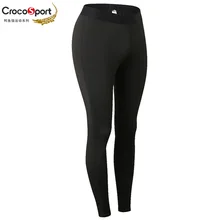 Crocosport для женщин тонкий мягкий пот брюки Femme дыхание быстросохнущая Trainning брюк бег женские майки для бега брюки для