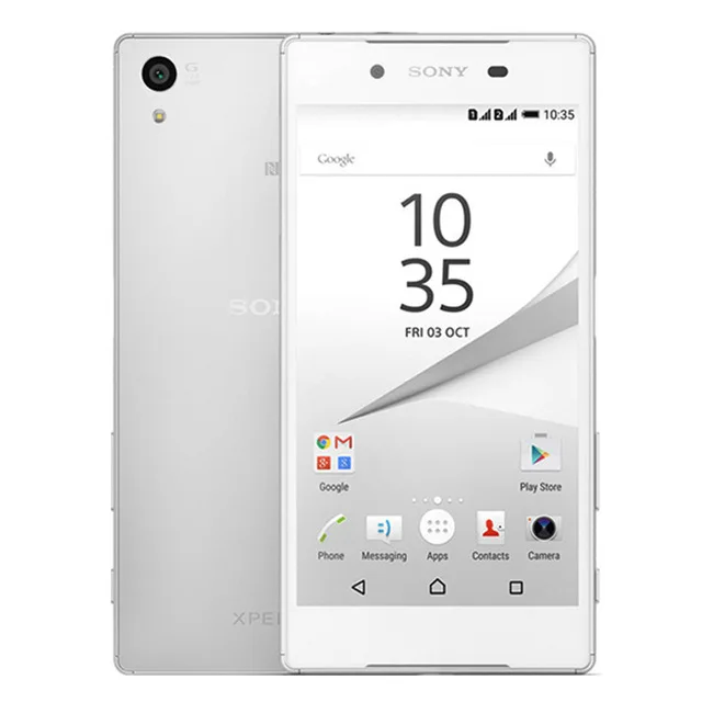 sony Xperia Z5 E6653, четыре ядра, 5,2 дюймов, 3 Гб ОЗУ, 32 Гб ПЗУ, японская версия, 23 МП, 4G, без NFC, разблокированный мобильный телефон - Цвет: Белый