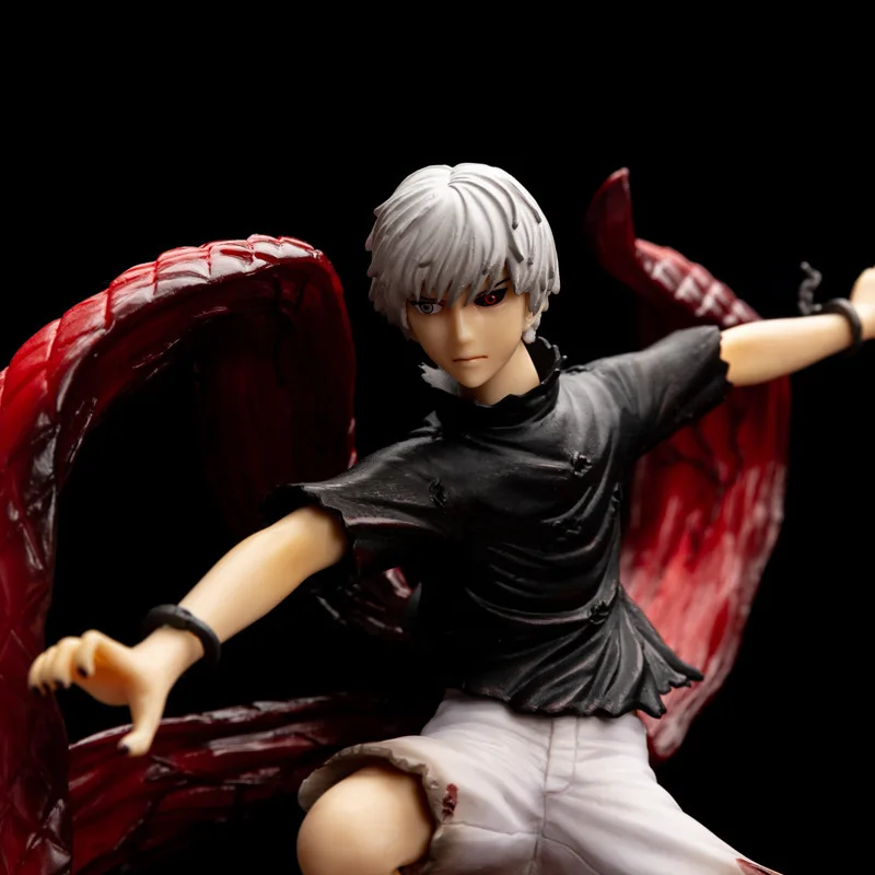 

Tokyo Ghoul Ken Kaneki Fighter Ver Artfx J Action Figure Toy Doll Brinquedos Figurals Collection Model 43cm
