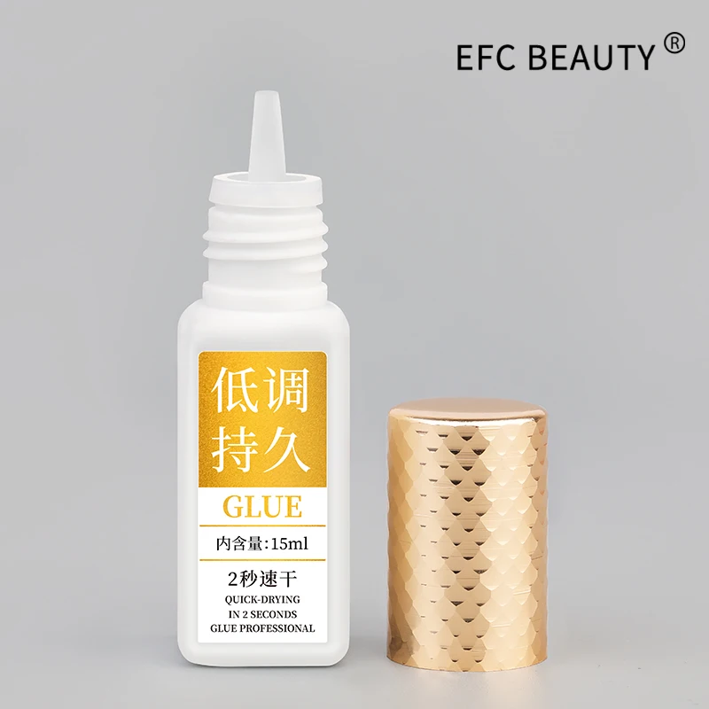 Efc beauty 15 мл быстросохнущий клей для наращивания ресниц 2s сухой низкий уровень раздражения индивидуальный клей для ресниц инструменты для ресниц