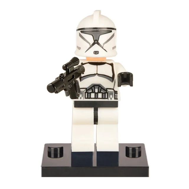 GUSUG 20 шт. XH021 белый Клон Trooper строительные блоки кирпичи лучший подарок DIY детские игрушки - Цвет: 021