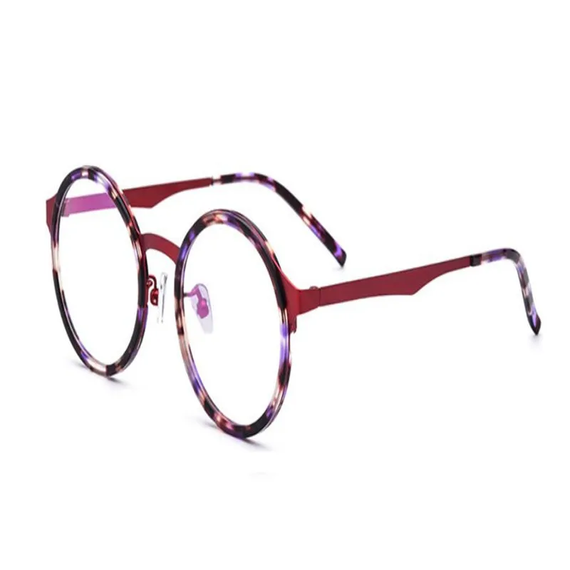 Design müdigkeit Runde Unisex Lesen Objektiv Marke Rahmen Acetat Leopard Rezept Vollrand Mode Brillen Retro Eyewear Anti fR7qHg