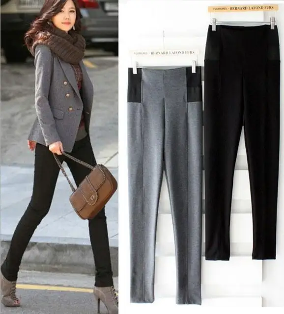 2016 Sale Women Warm Winter Fleece Boots legingFleece Office work wear