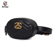 Brilljoy поясная сумка Женская поясная сумка на пояс Роскошная брендовая модная кожаная Высококачественная бархатная нагрудная сумка красная черная Синяя