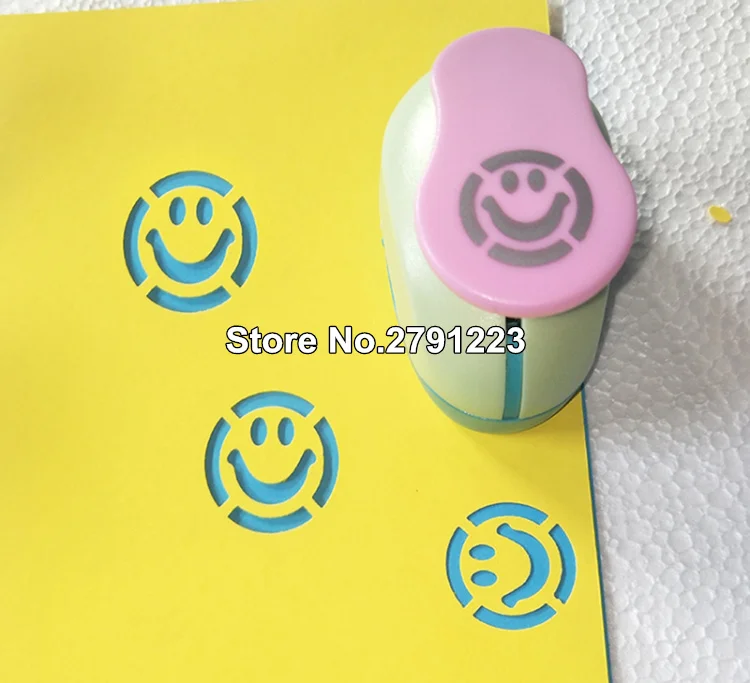 

Free shipping 1'' (2.2-2.5cm) Smiling face shape hole punches paper punch DIY production tools scrapbook craft punch machine