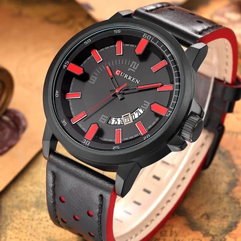 

CURREN Sport Watches Men Luxury Brand Leather Strap Men Army Military Wristwatches Clock Male Quartz Watch Relogio Masculino