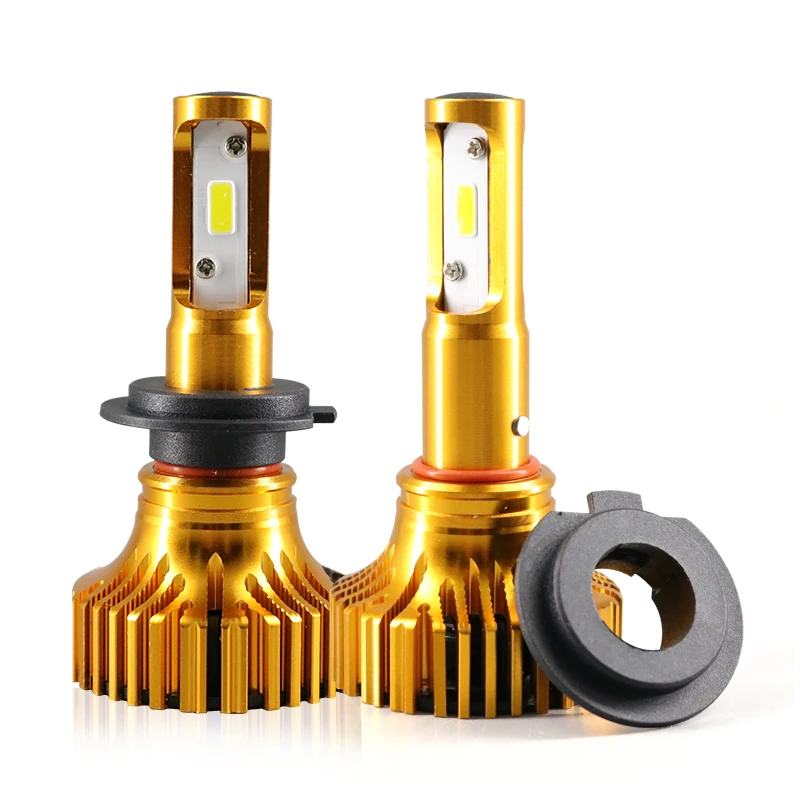 New arrival 2PCS led H7 bulbs Pure white 6000K color H7 Led lamp Super