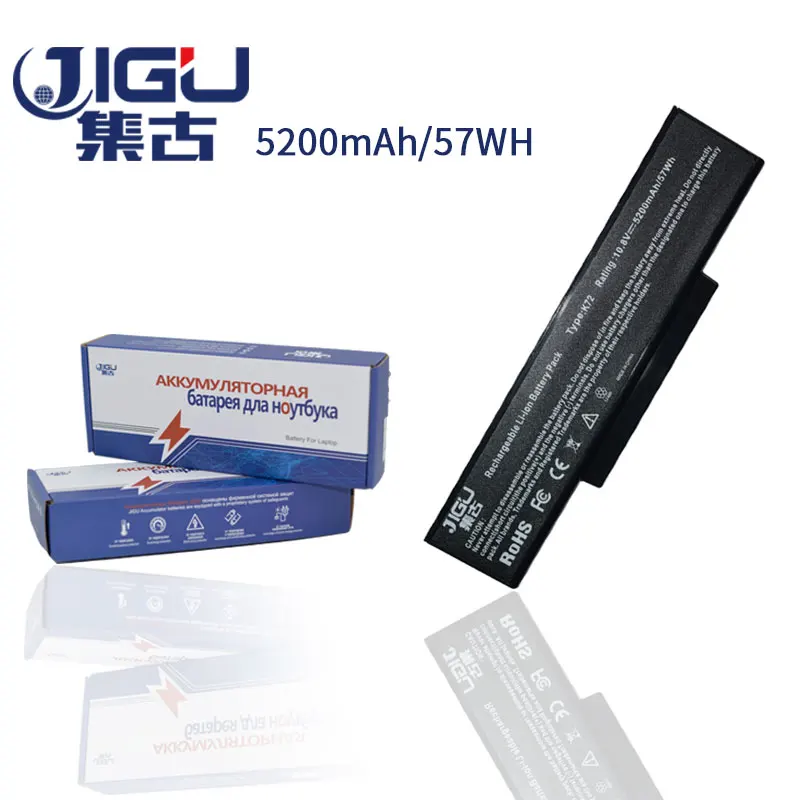 JIGU Аккумулятор для ноутбука ASUS A72D A72J K72 K73 N71 N73 X77J K72D K72F K72K K72P K72S K73E K73S N71J N73F N73V