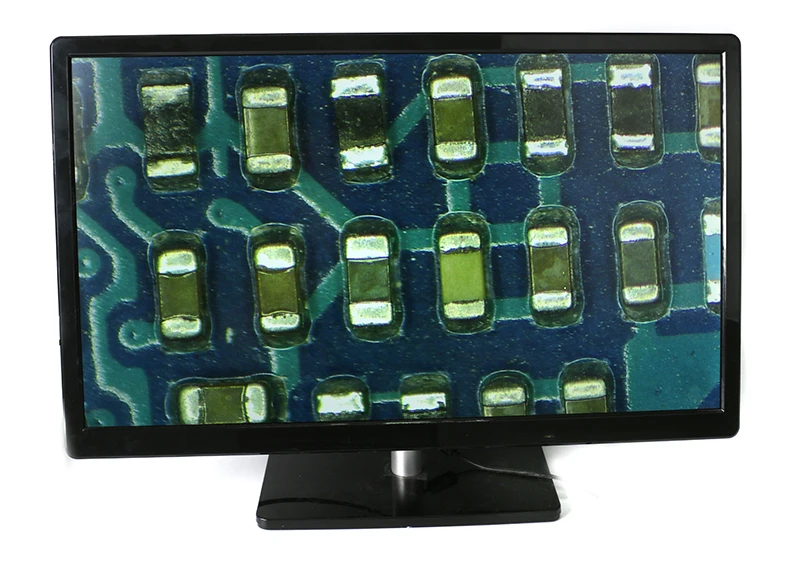 3.5X-90X simul-фокусный Тринокулярный стереомикроскоп 13MP HDMI VGA цифровой микроскоп с камерой 144 регулируемый светодиодный кольцевой свет+ синий коврик