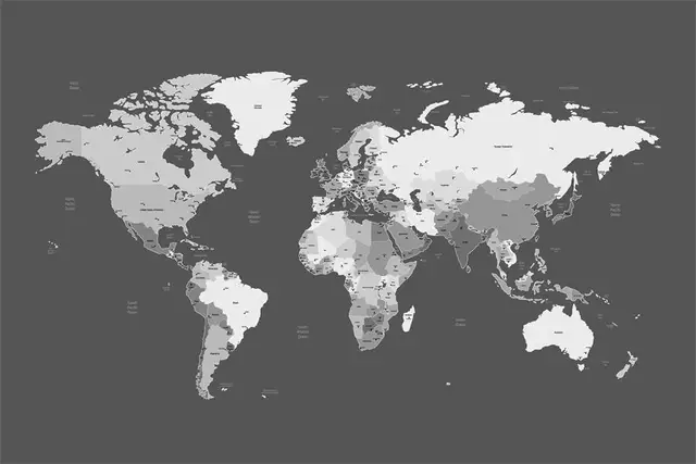 custom canvas wall decor world map poster map of world wallpaper
