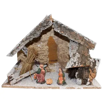 

Pesebre de Christmas 26x36x16 cm with 3 Figures