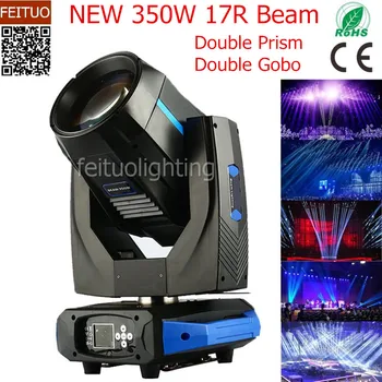 

New Arrival Sharpy 350w Beam 17r Moving Head Light Double Prism Effects Gobo Light Lyre Beam Moving Head Stage Disco Lights