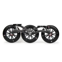 Flying eagle ultra-sônico inline velocidade skate quadro 3x125mm 88a rodas ILQ-9 rolamentos de alumínio cnc 10.5 speed basin 267mm velocidade patine bacia
