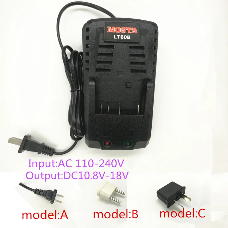 

LT60B Charger Replacement for Bosch 10.8V-18V 2 607 225433 BC660 AL1860CV AL1814CV AL1820CV Li-ion Battery BAT609 BAT609G BAT618
