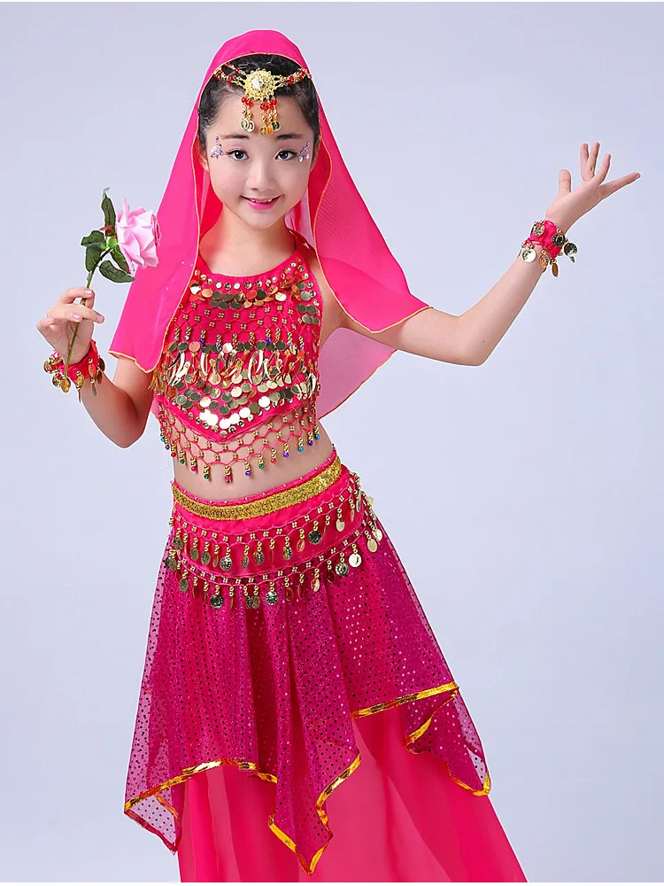 Индии танец живота костюмы для детей танец живота R костюм танец живота R одежда фестиваль одежда Танцы Одежда для девочек