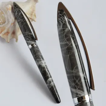 

FOUNTAIN PEN FINE NIB 2017 NEW JINHAO 156 ELEGANT GREY MARBLE AND BLUE GREY GREEN BLACK BROWN WINE 7 COLORS FOR CHOICE BEST GIFT