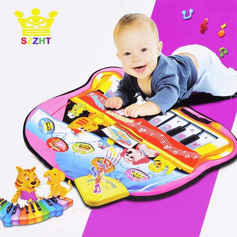 Baby Musical Carpet Toys for Children Infant Music Animal Piano Play
