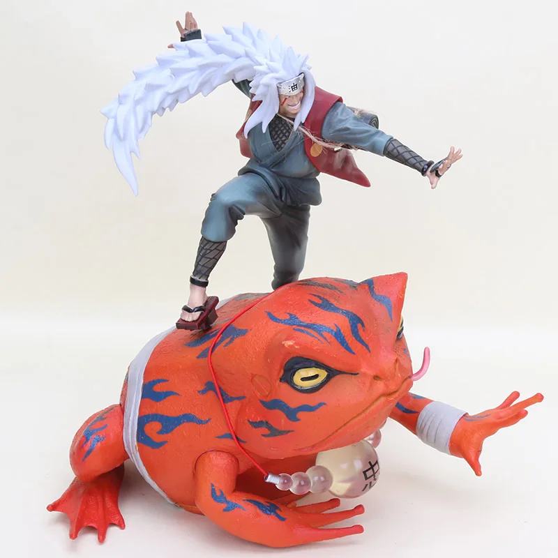 

Japan 14/23cm Anime Naruto Shippuden Gama Sennin Jiraiya Gama Bunta GK Statue Action Figure Toy Doll Brinquedos