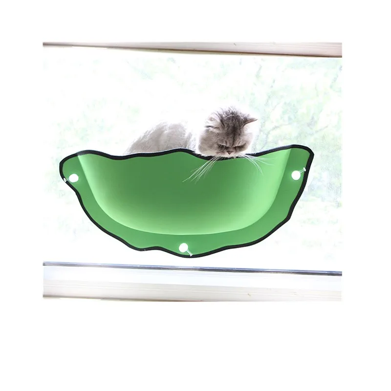 

Cat Hammock Bed Frame Window Sill Soft And Comfortable Eva Cat Jumping Platform Hanging Suction Cup Cat Litter Pet Nest