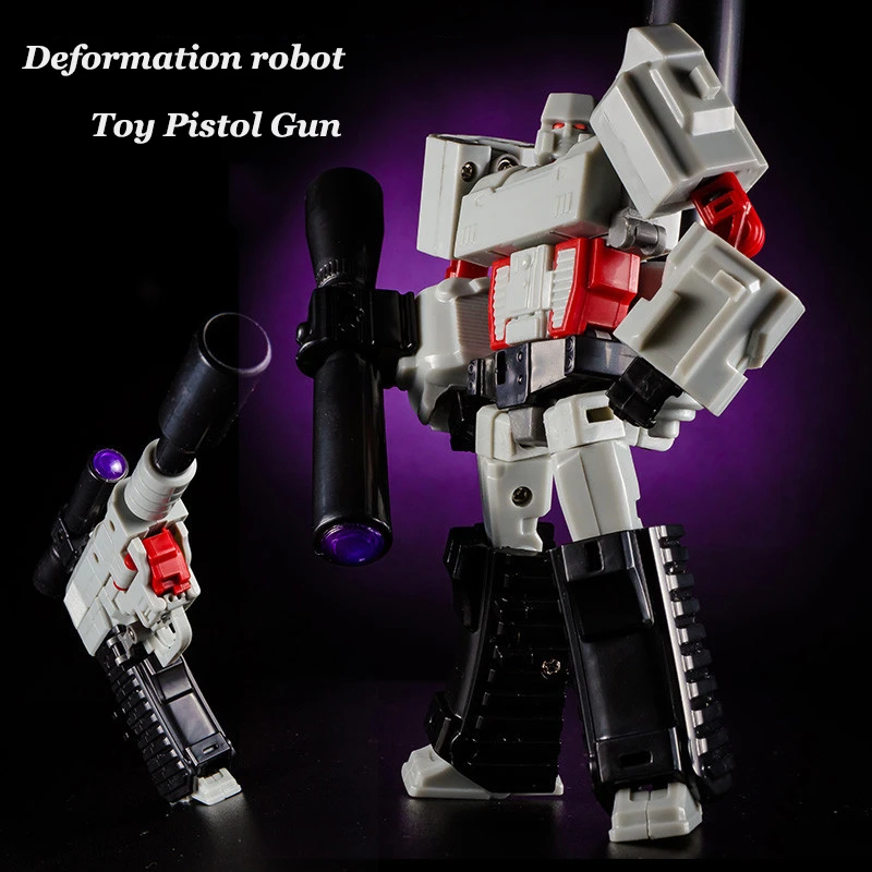Newly Eva2king Deformation Robot Toy Pistol Gun Educational Hands-on Toy Guns & Robots Toys For Children Birthday Gifts Presents
