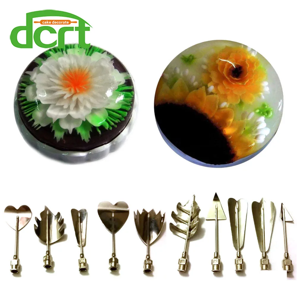 3D Jelly Flower Art Tools 3D Gelatin Art Tools Jello 10 piece tool set jelly make