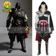 2017 Американский Игра Assassin’s Creed Эцио аудиторе Косплэй Одежда для взрослых Для мужчин и Для женщин Halloween Party праздничный костюм