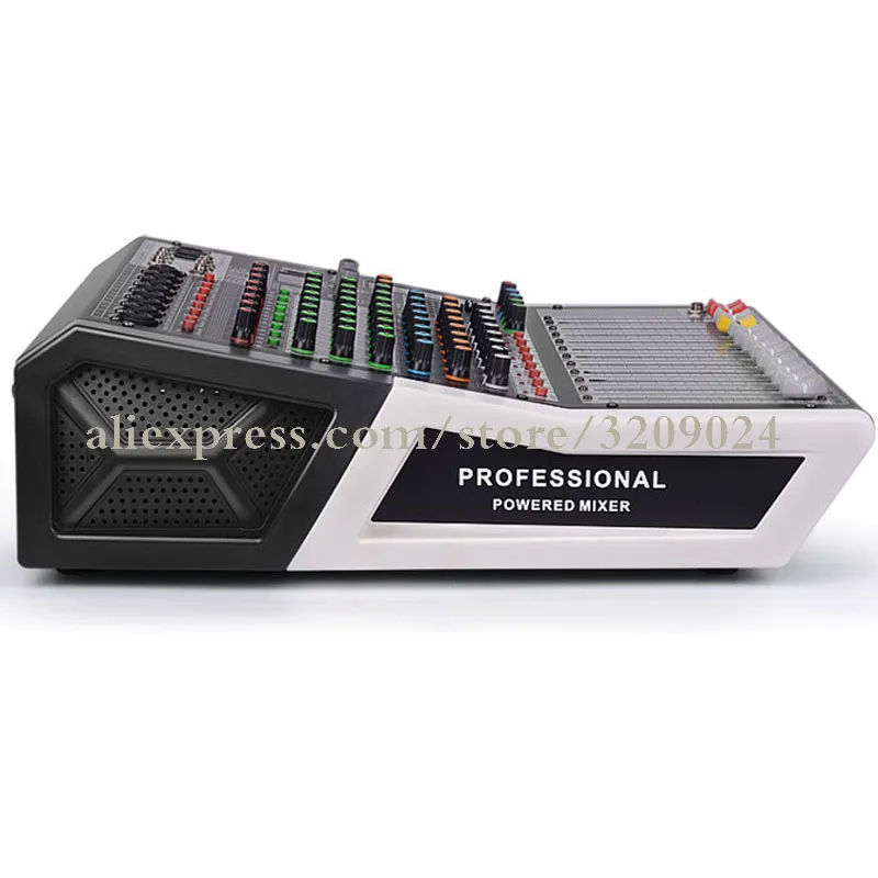 8 Channel Power Amplifier Mixer Bluetooth with