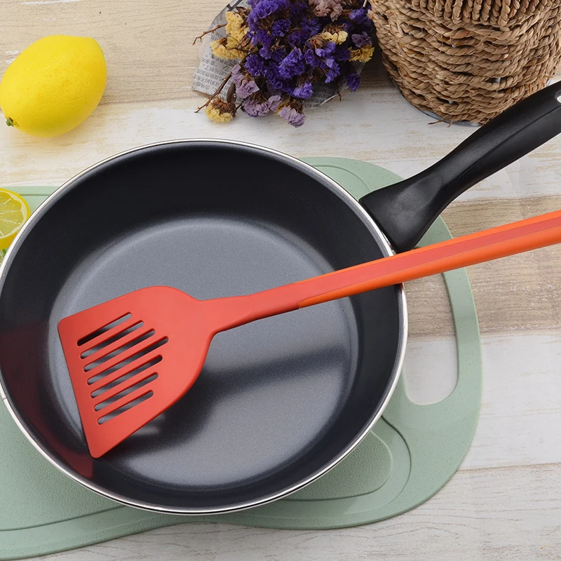 Food Grade Nylon Cooking Kitchen Utensils Nonstick Cooking Spatula Nylon Heat-Resistant Slotted Turner Kitchen Cooking Tool GHMY