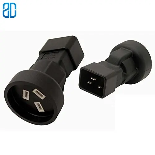 

C20-AU Socket IEC 320 C20 To SAA Australia Female Adapter IEC320 3pin Australian Female To C20 Converter UPS/PDU Power Lead
