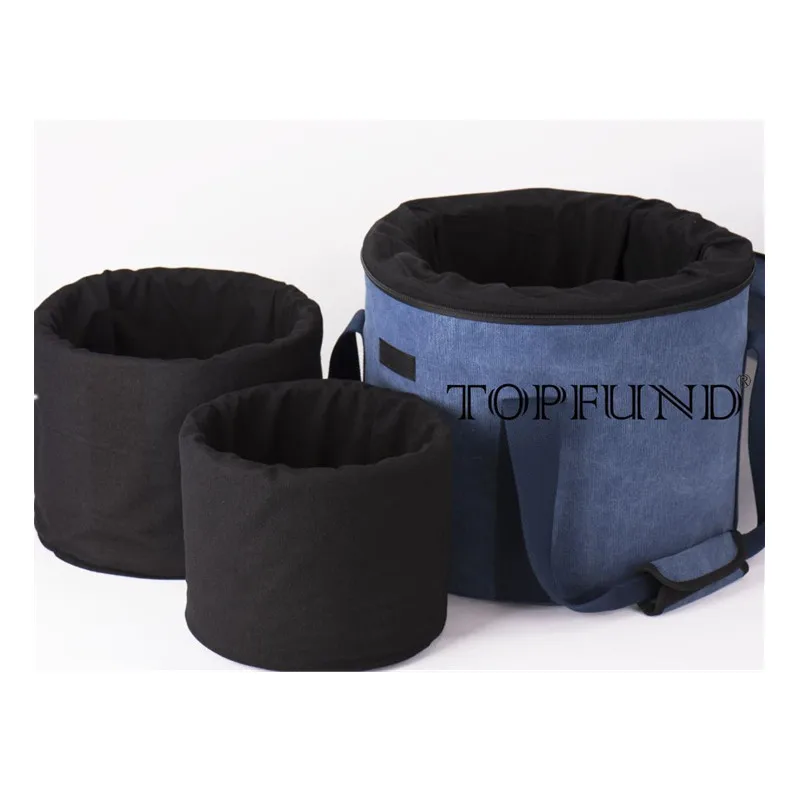 Crystal Bowl Padded Carrying Cases Putting 12" 10"and 8" Singing Bowl