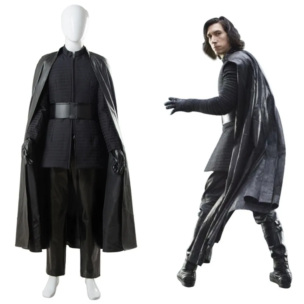 Movie Cosplay Kylo Ren Outfit Men Costume Outfit Halloween Party Suit Movie Cosplay Kylo Ren Outfit Men Costume Outfit Halloween Party Suit