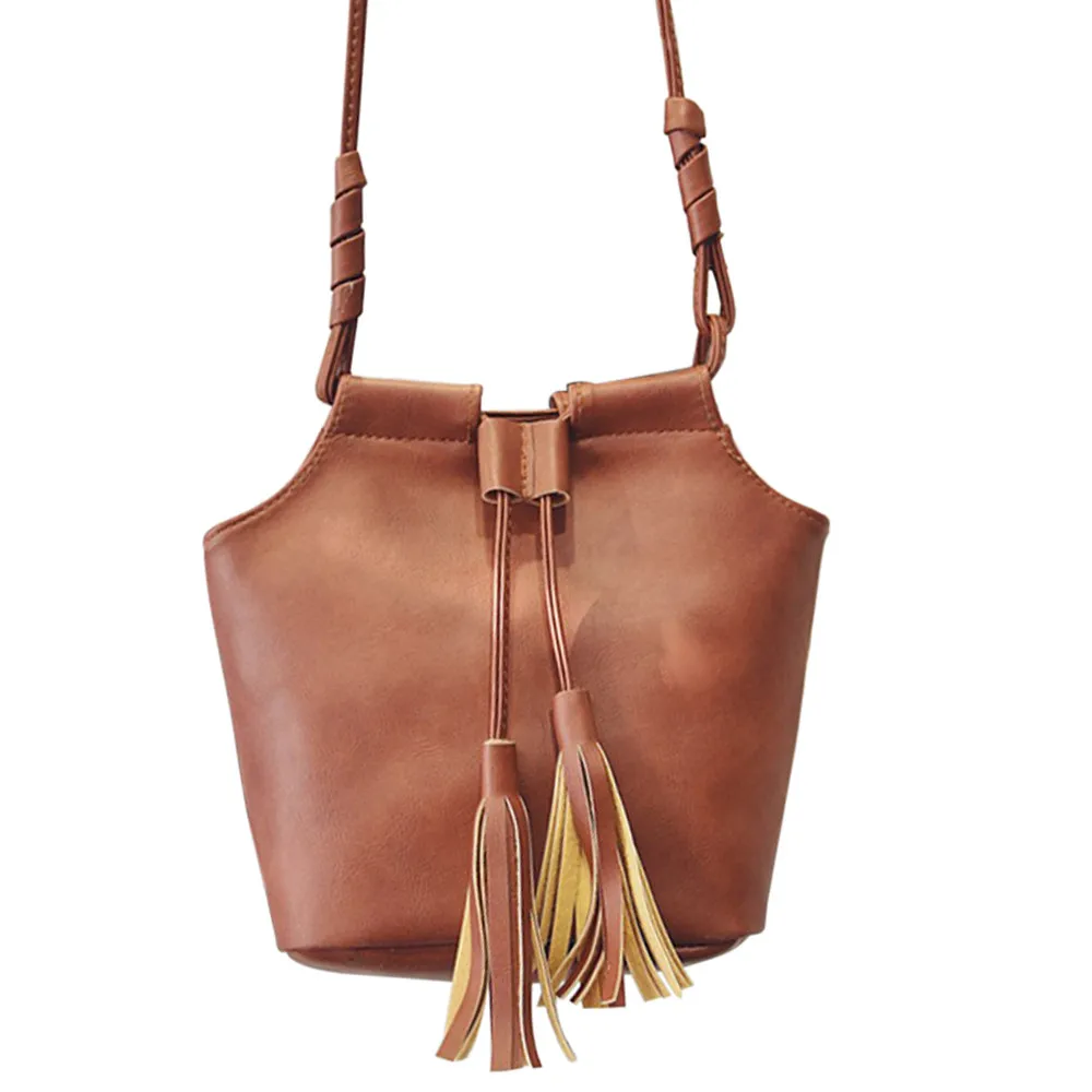 

Leather Handbags Fashion Bucket Vintage Shoulder Bags Women Messenger Bag luxury handbags women bags designer wholesale #751211