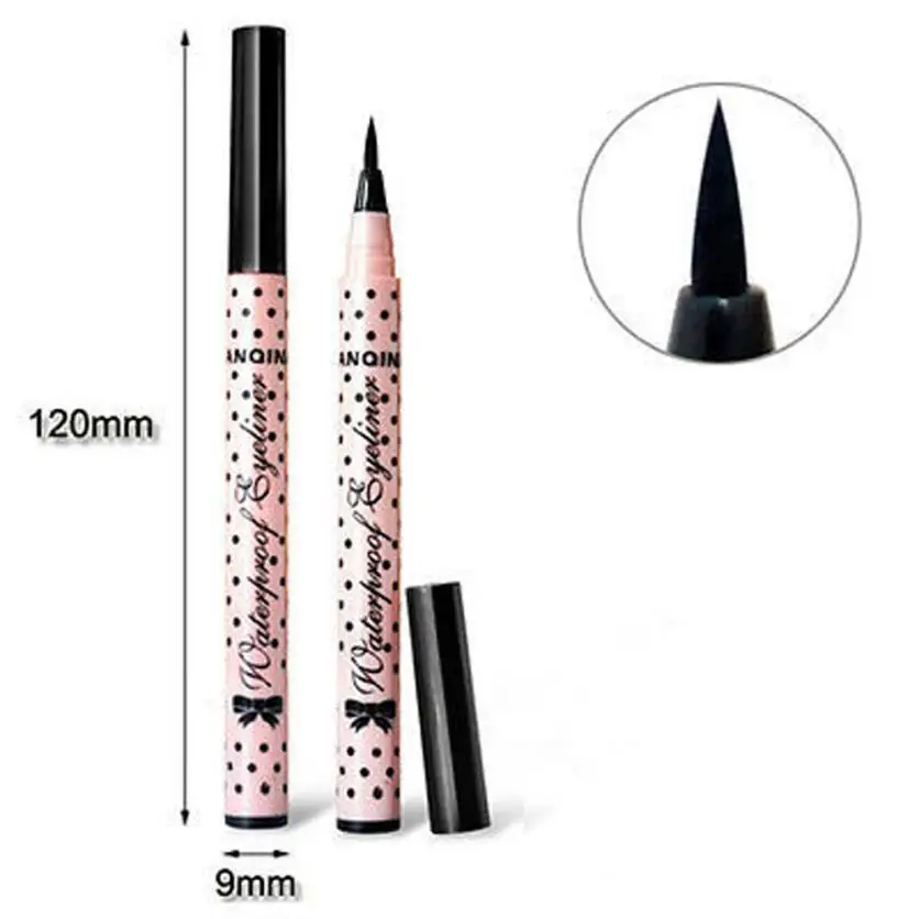 Водонепроницаемый черный карандаш для глаз долговечная косметика макияж жидкая подводка для глаз карандаш высокого качества 1 шт. 3JU12 - Цвет: A