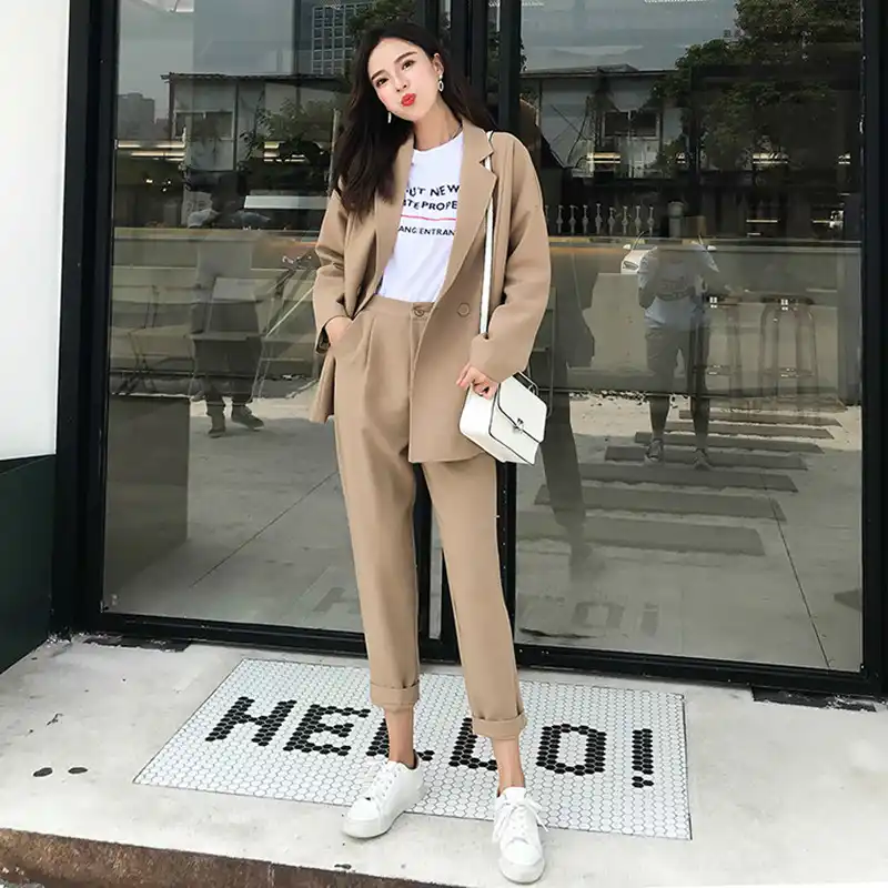 two piece women's suit