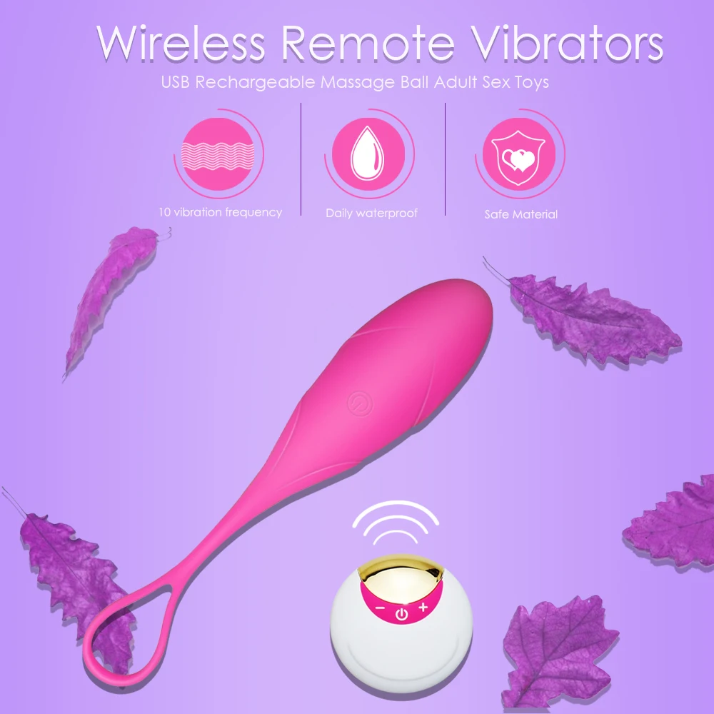 Wireless Remote Control Vibrating Bullet Egg