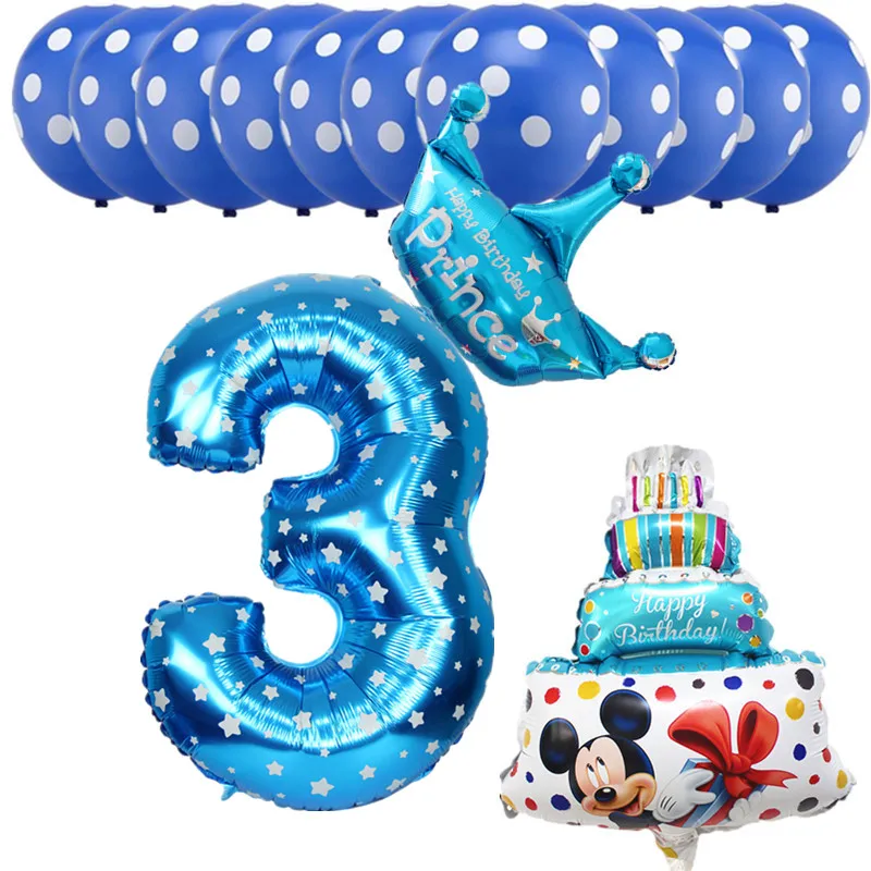 13 piezas rosa azul Mickey Minnie bebé 3 años fiesta de cumpleaños Globos de papel de aluminio de helio de látex Globos niños niñas cumpleaños decoración del partido 13 piezas rosa azul Mickey Minnie bebé 3 años fiesta de cumpleaños Globos de papel de aluminio de helio de látex Globos niños niñas cumpleaños decoración del partido