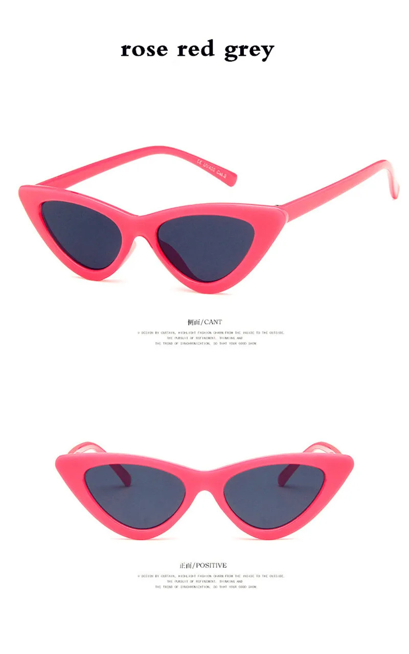 Занавес солнцезащитные очки для детей новая Корейская версия треугольные крутые кошачьи глаза Детские Солнцезащитные очки Модные Цветные милые очки для девочек