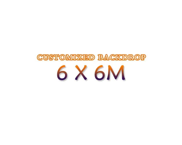 6x6 м индивидуальные расписанные вручную фоны просто сообщите нам номер модели