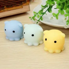 Осьминог мягкий при нажатии, для лечения подарок игрушка для малыша стресс рельефный Декор стрейч Япония Mochi Squeeze с коробкой Игрушечный мобильный телефон ремни