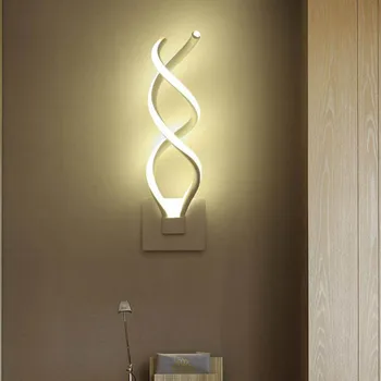 

Wall lamp creative personality Nordic minimalist modern wall lamp led living room corridor staircase lamp bedroom bedside lamp