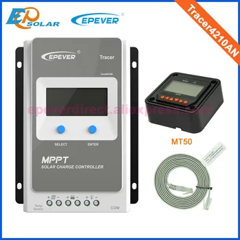 

12v 24v mppt solar charge control 40a Tracer4210AN 12v/24v auto work max pv input 100v with MT50 display