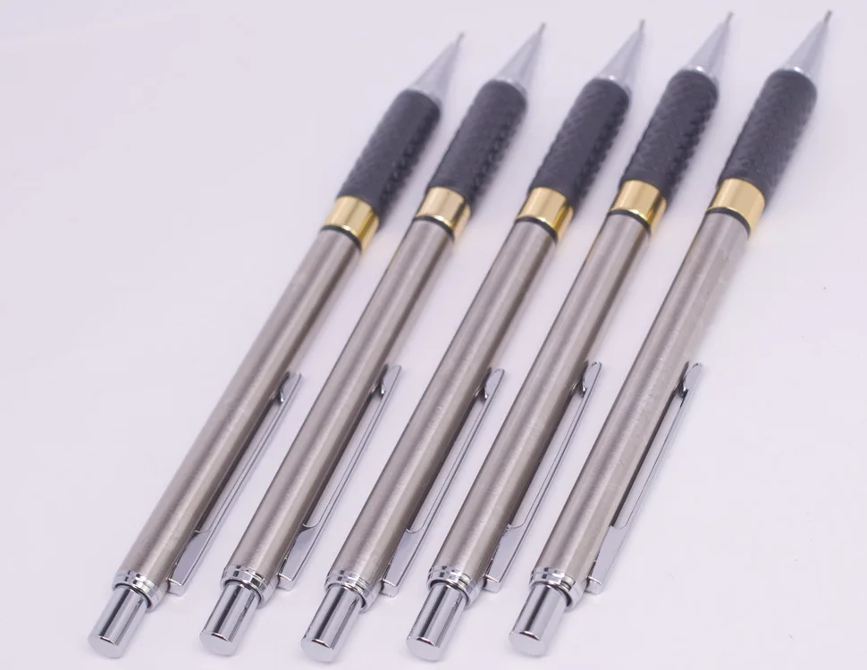 0,5 0,7 0,9 мм стальной механический карандаш металлический и пластиковый свинцовый держатель для школьных канцелярских принадлежностей карандаш для рисования