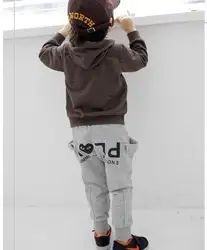 2019 для осени и зимы Бесплатная доставка брюки для мальчиков размеры 100 110 120 130 140 Черный цвет детские штаны; брюки