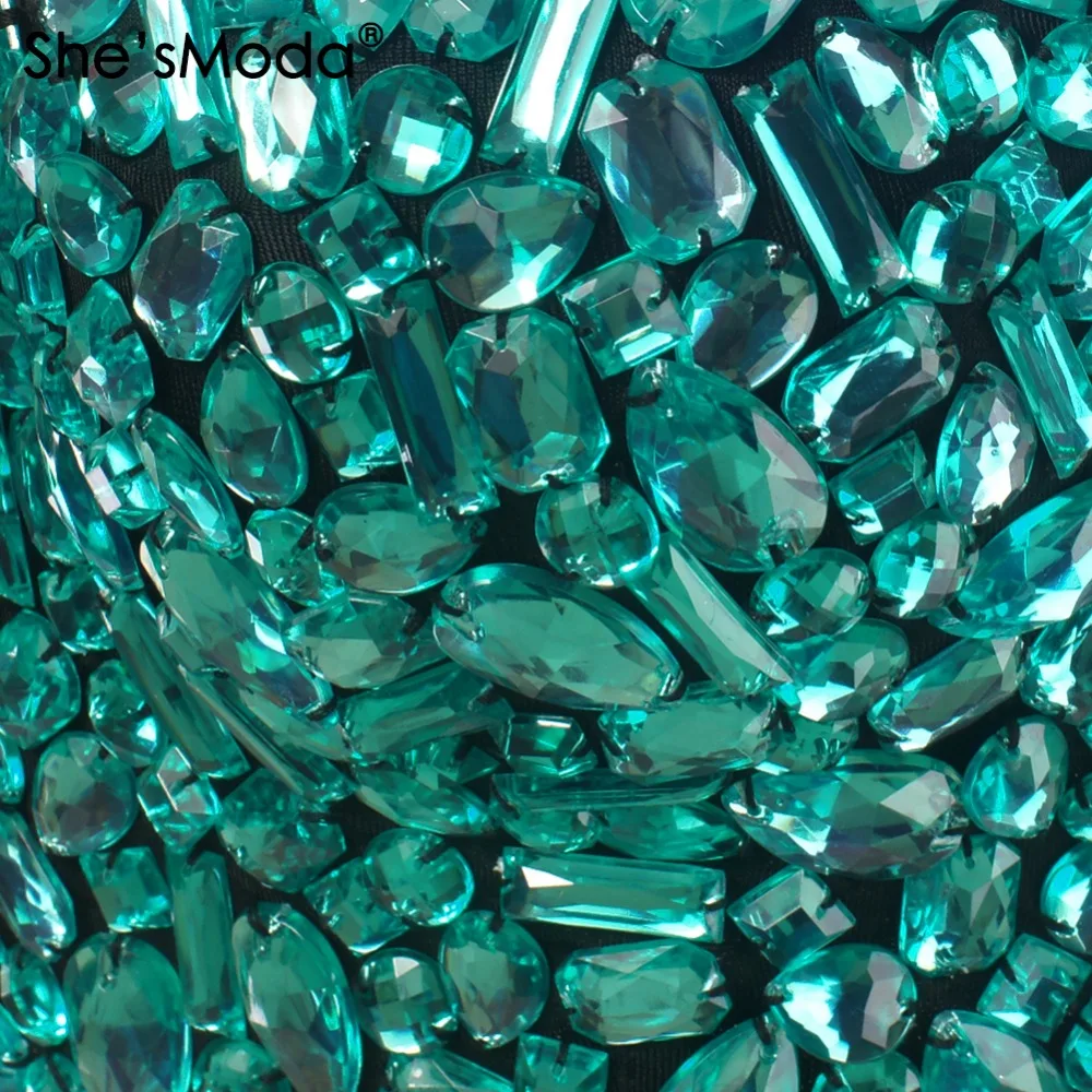 Женский бюстье ручной работы She'sModa с бисером и стразами жемчужинами эффектом