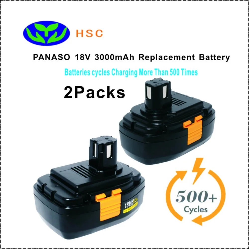 2 шт. PAN18A 3000 мАч 18 в NiMh батарея замена PANASO EY971064504 H1812 EY9251 EY9251B