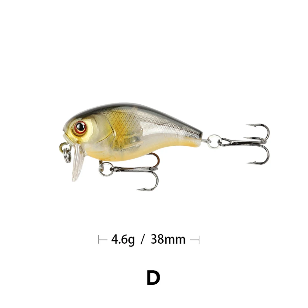 Мизеса 3,8 см 4,6g двенадцать Цвета мини плавающий бионические приманки для рыбной ловли рукоятки жирноват приманка искусственная жесткая приманка Рыбная приманка вобблер - Цвет: D