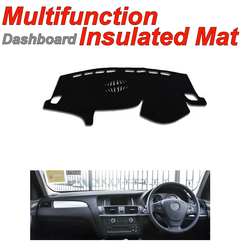 

Dashboard Mat Insulated Original Factory Shape pad Protection Cover Carpet Dashmat Special Model For BMW X3 F25 without HUD