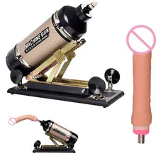 Love Machine Female Masturbation Toys Sex Furniture Thrusting Massager Sex Machine with Anal Dildo Adult Game for Couples E5-51