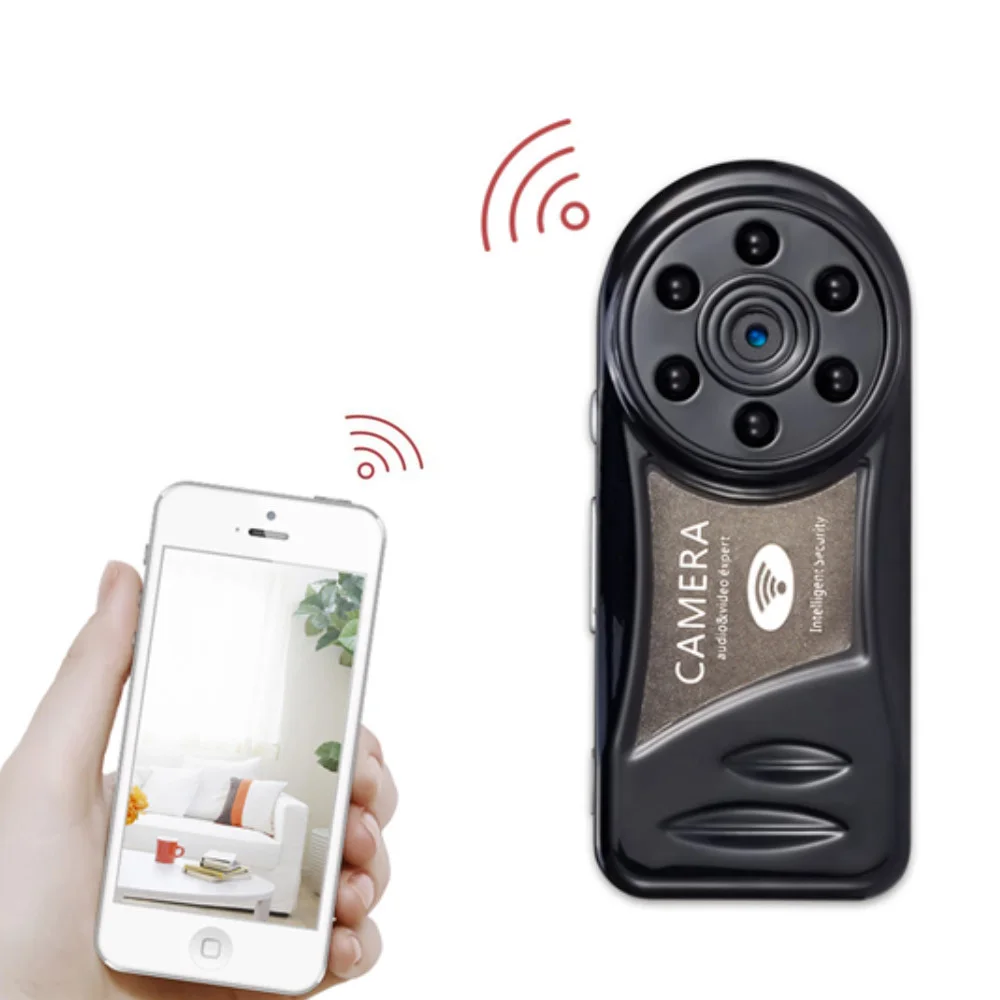 

Wireless WiFi Mini Camera Camcorder Infrared Night Vision Security Action Video Portable Cam P2P Web Camera