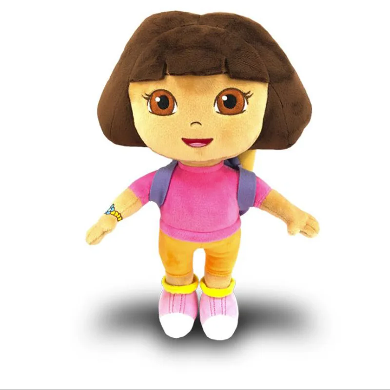 

2019 Genuine Dora the Explorer Plush Toys Pre-Kindergarten Toys cute Dora Boots Stuffed Doll Party decorations